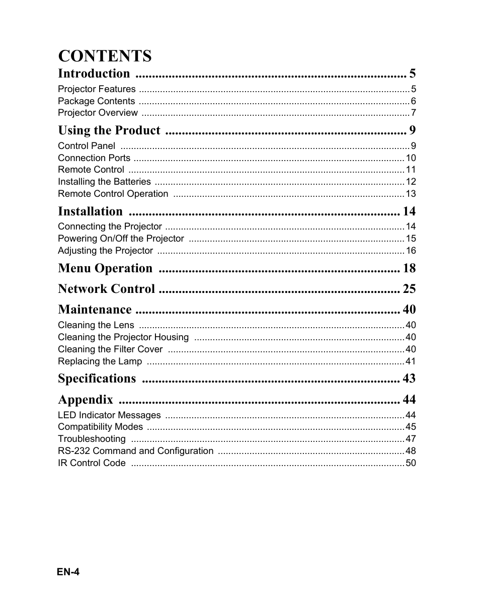 VIEWSONIC VS12476 User Manual | Page 7 / 59