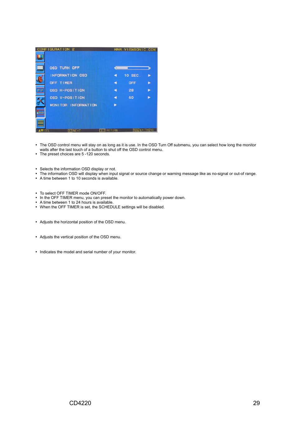 Configuration 2 | VIEWSONIC CD4220 User Manual | Page 31 / 58
