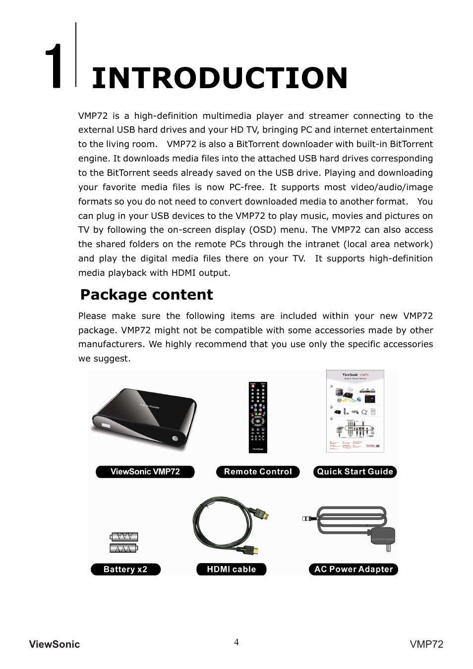 Introduction | VIEWSONIC VS13057 User Manual | Page 8 / 34