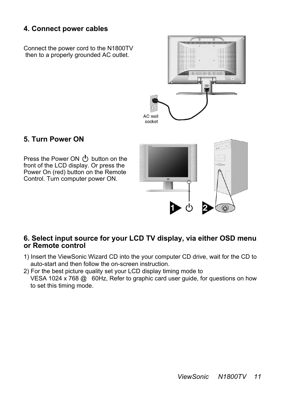 VIEWSONIC N1800TV User Manual | Page 12 / 30