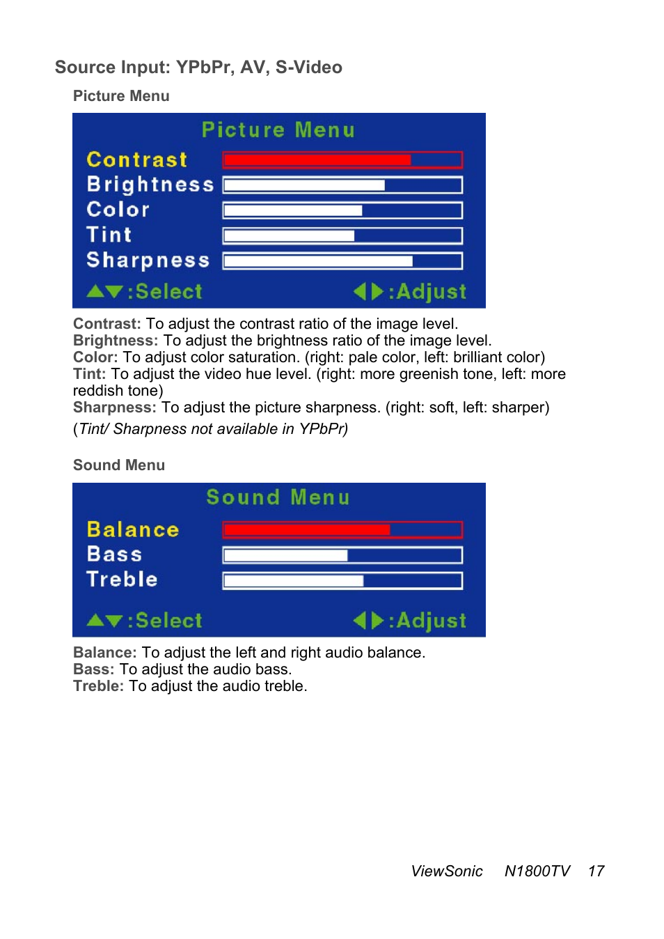 VIEWSONIC N1800TV User Manual | Page 18 / 30