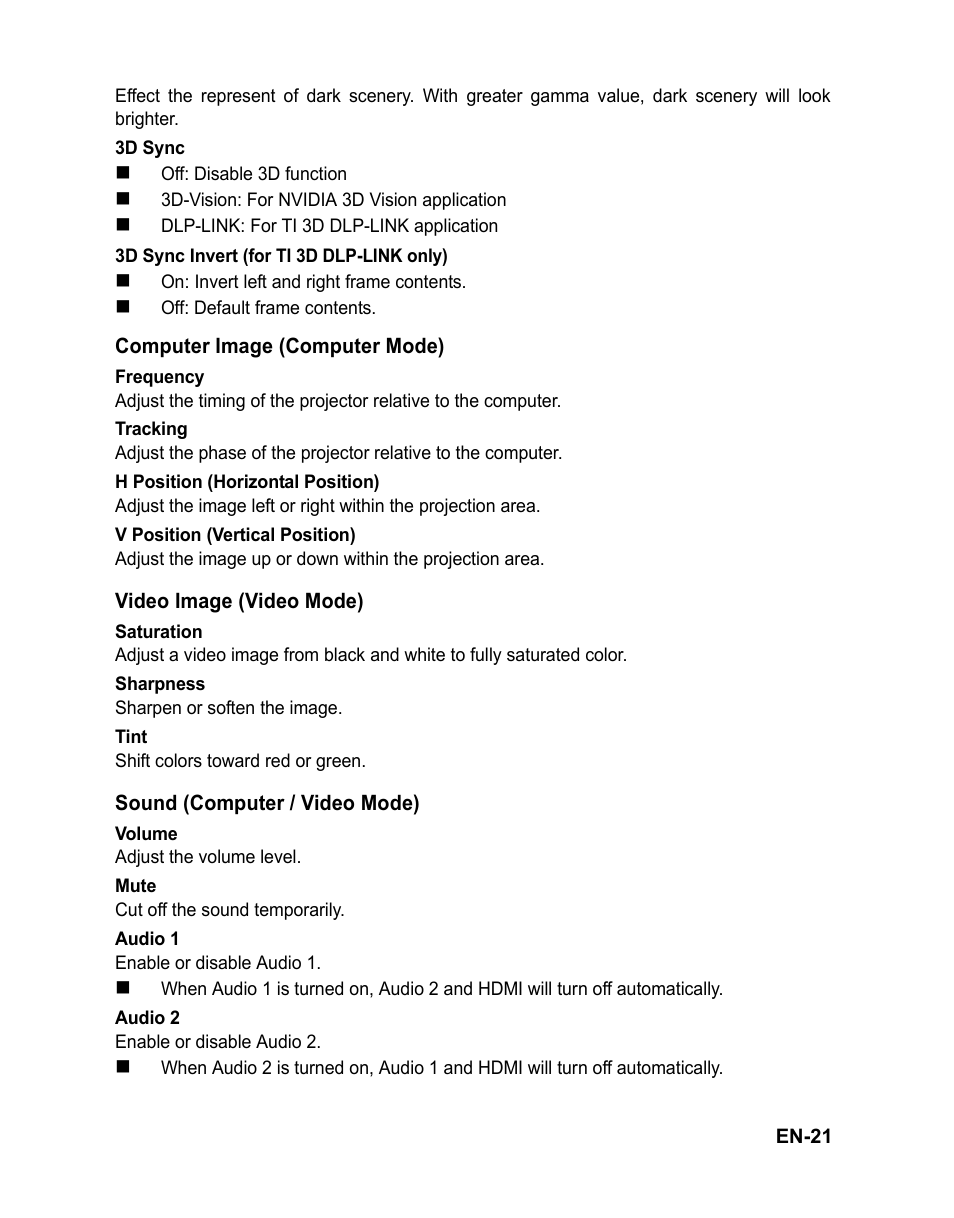 VIEWSONIC PJD6251 User Manual | Page 24 / 59