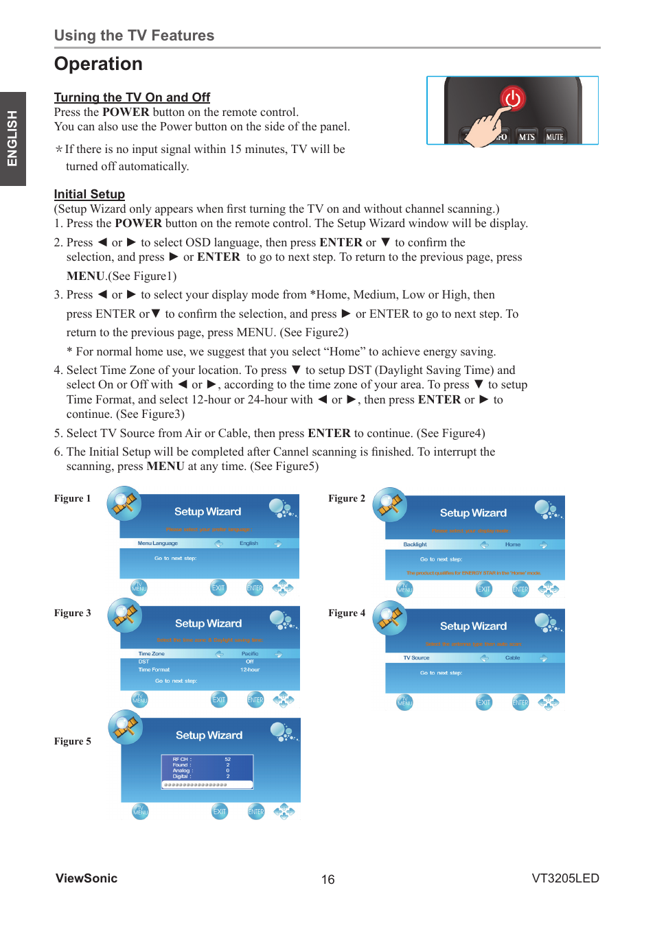 Operation, Using the tv features | VIEWSONIC VS13915-1M User Manual | Page 27 / 63