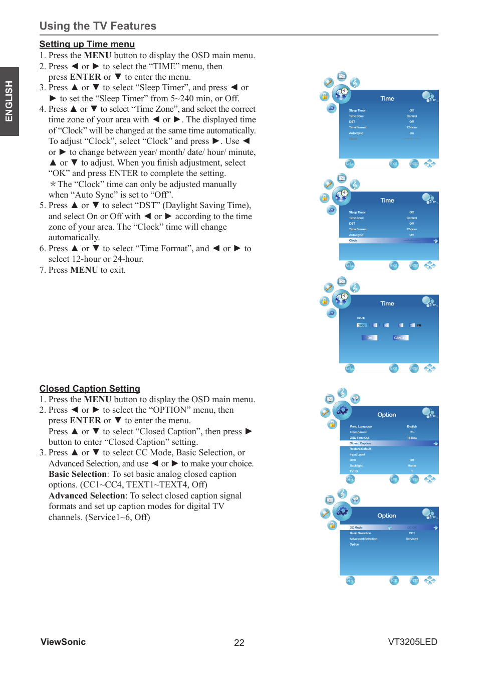 Using the tv features | VIEWSONIC VS13915-1M User Manual | Page 33 / 63