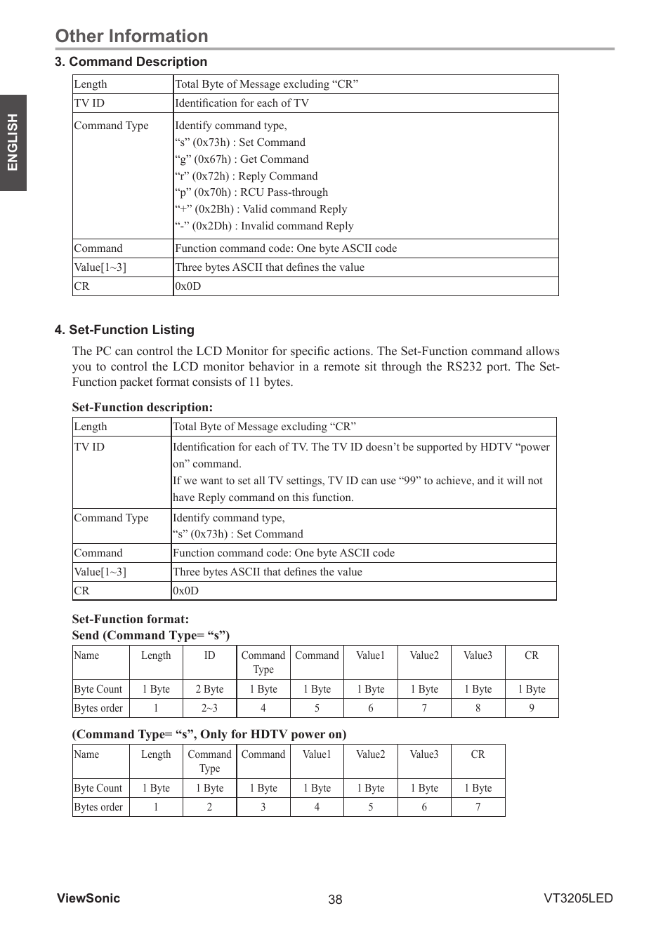 Other information | VIEWSONIC VS13915-1M User Manual | Page 49 / 63