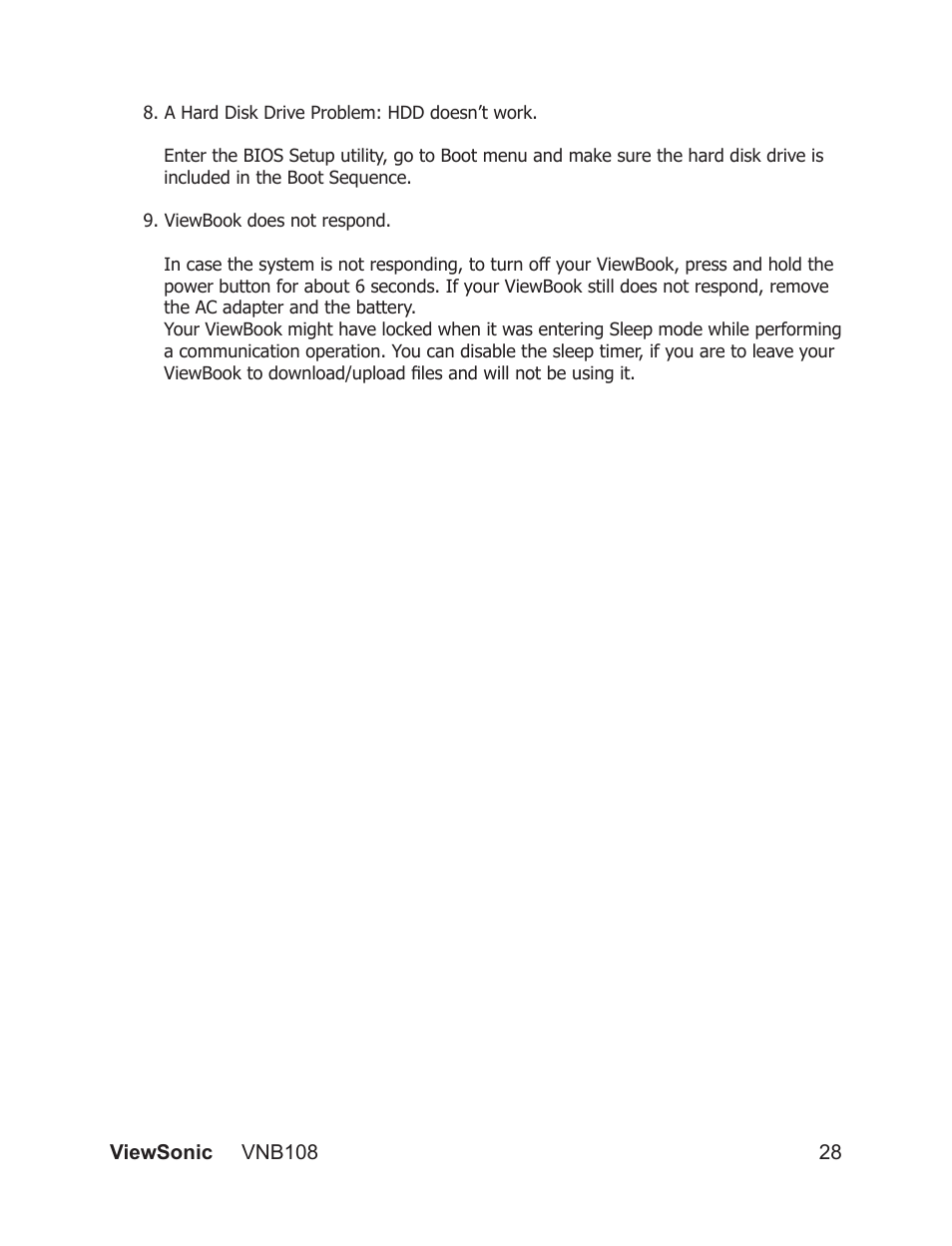 VIEWSONIC VS13329 User Manual | Page 34 / 38