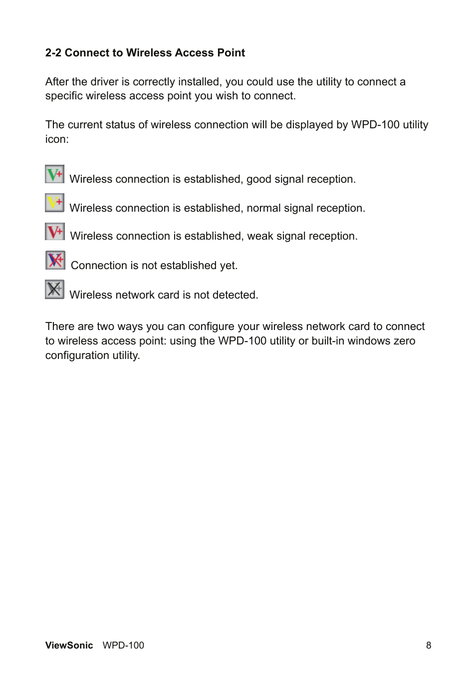 VIEWSONIC WPD-100 VS13789 User Manual | Page 14 / 60