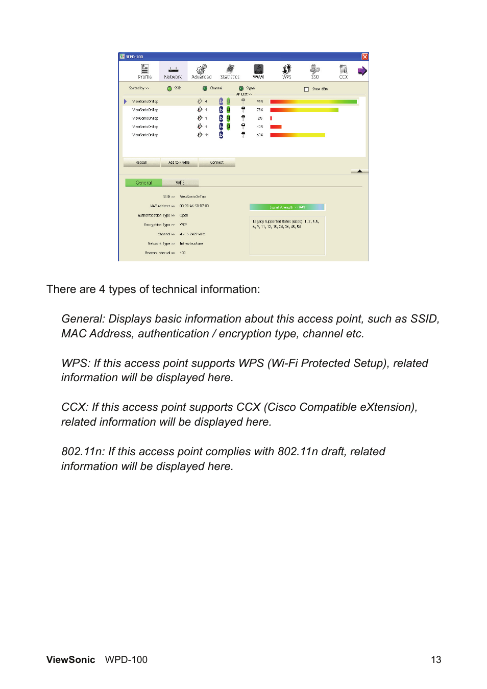 VIEWSONIC WPD-100 VS13789 User Manual | Page 19 / 60