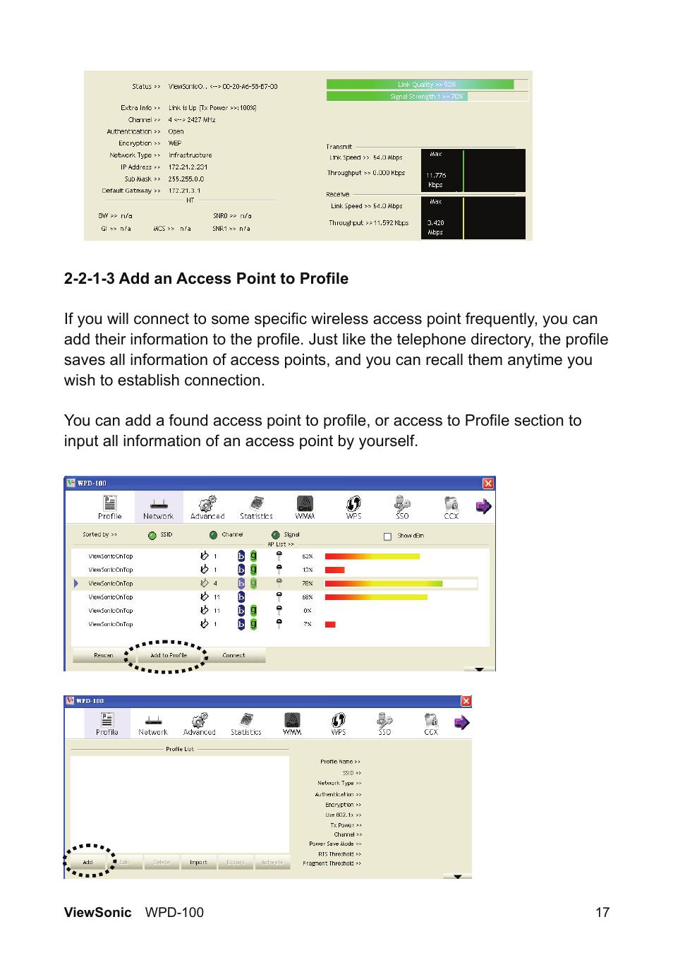 VIEWSONIC WPD-100 VS13789 User Manual | Page 23 / 60