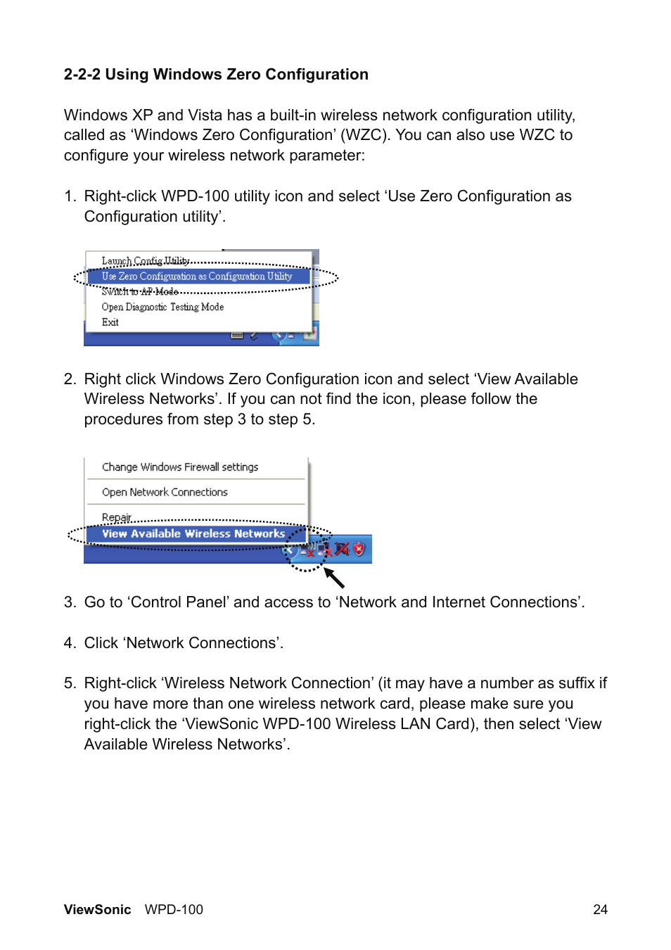 VIEWSONIC WPD-100 VS13789 User Manual | Page 30 / 60