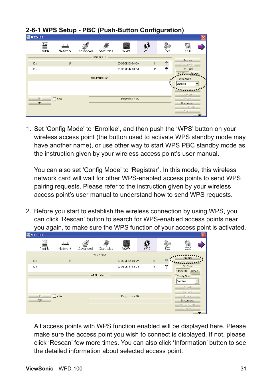 VIEWSONIC WPD-100 VS13789 User Manual | Page 37 / 60