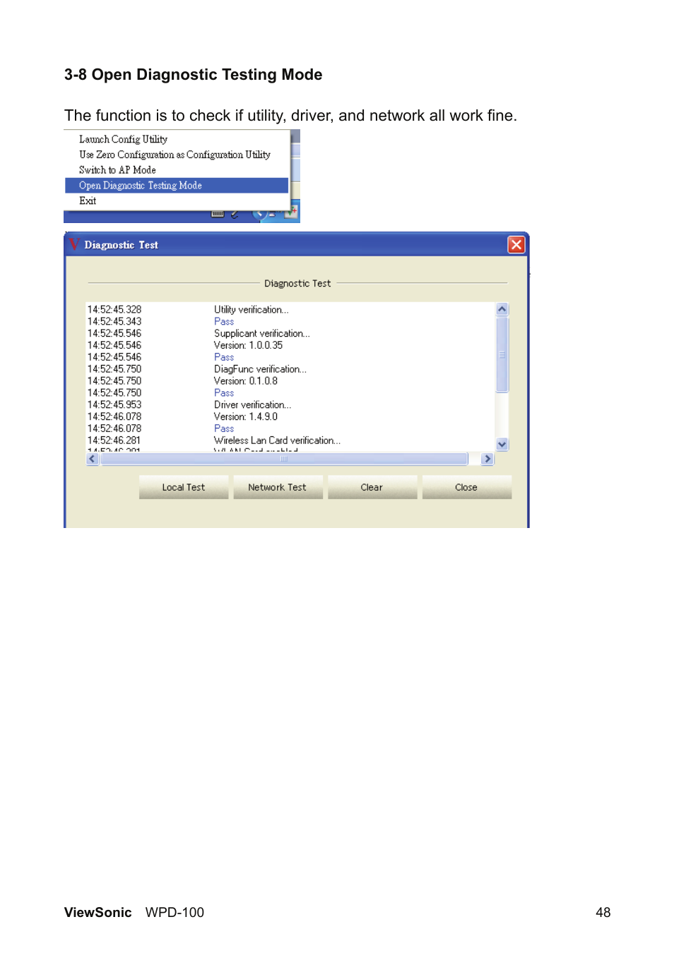 VIEWSONIC WPD-100 VS13789 User Manual | Page 54 / 60