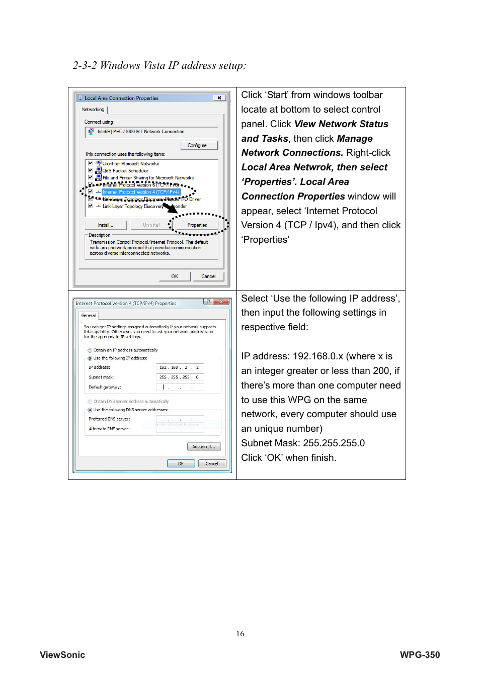 VIEWSONIC Wireless Presentation Gateway WPG-350 VS12526 User Manual | Page 21 / 65