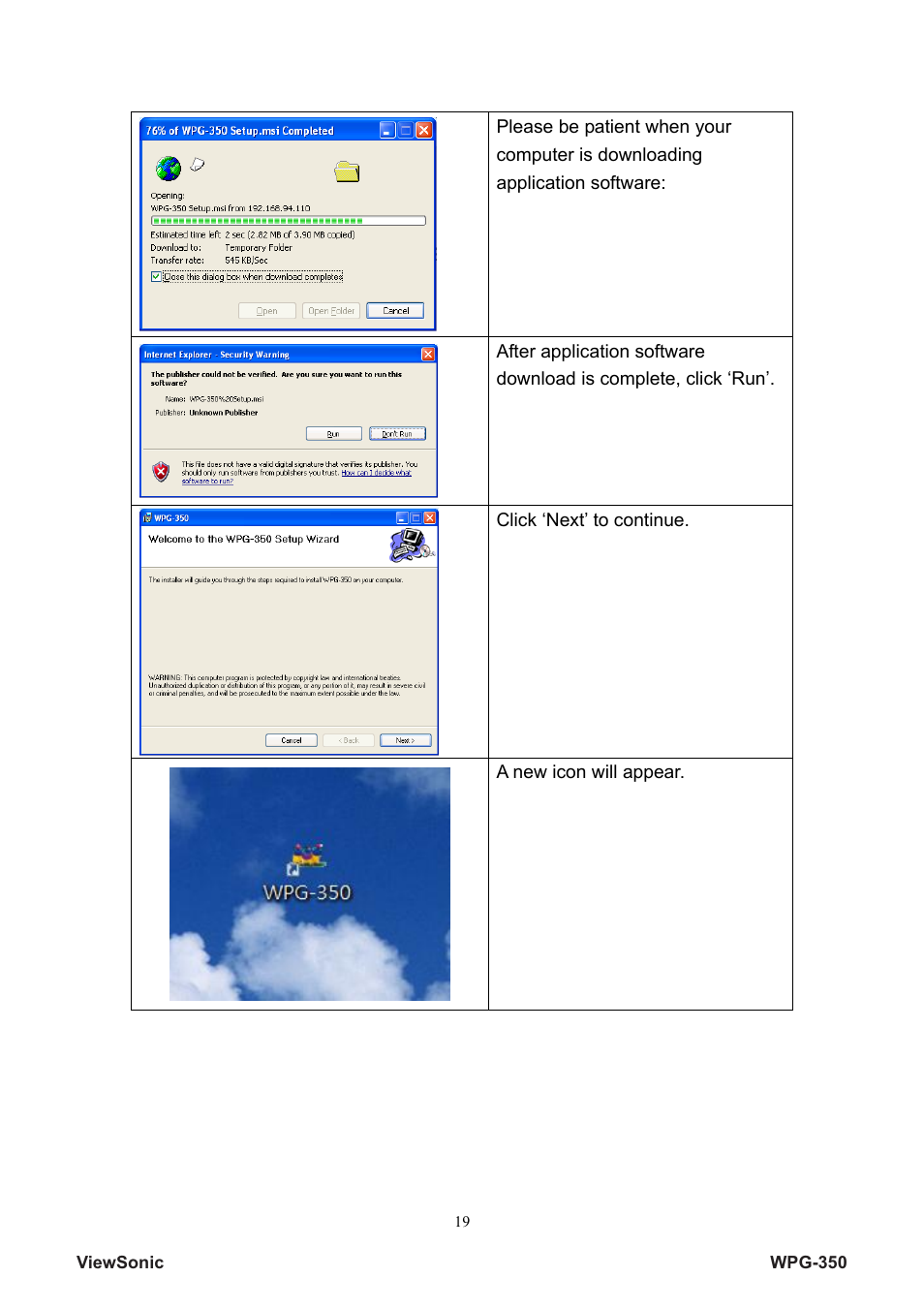 VIEWSONIC Wireless Presentation Gateway WPG-350 VS12526 User Manual | Page 24 / 65