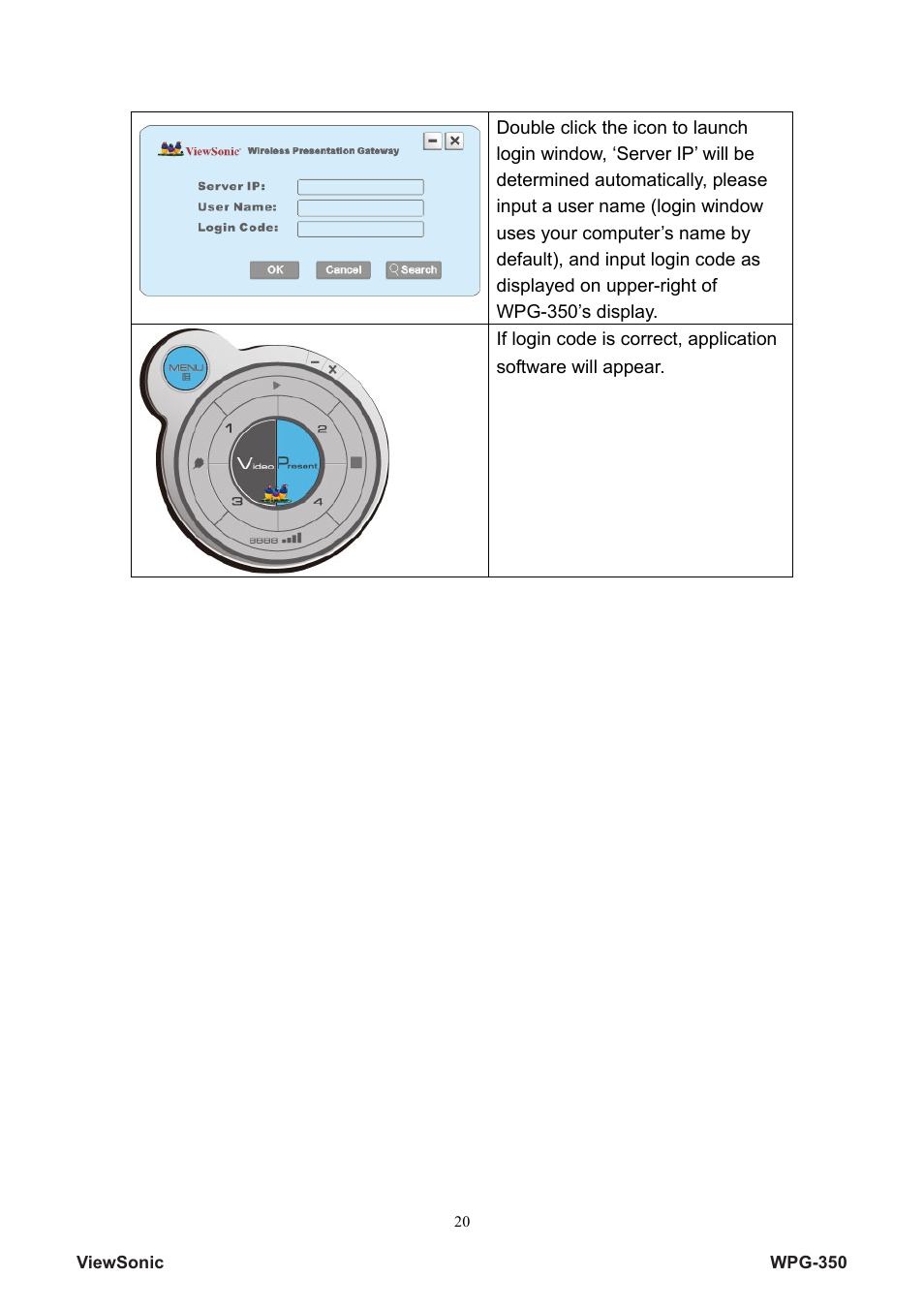 VIEWSONIC Wireless Presentation Gateway WPG-350 VS12526 User Manual | Page 25 / 65