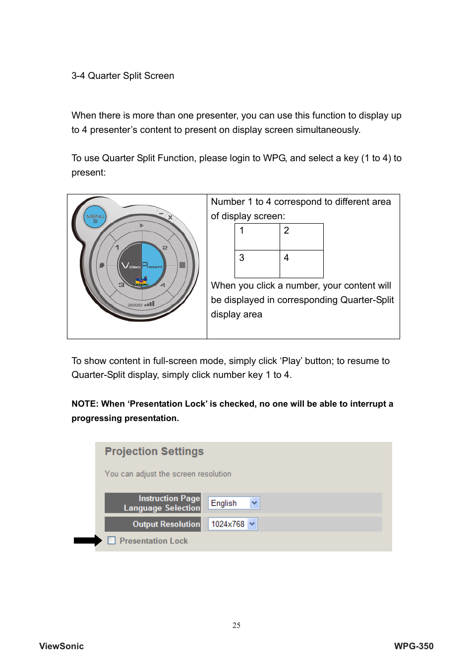 VIEWSONIC Wireless Presentation Gateway WPG-350 VS12526 User Manual | Page 30 / 65