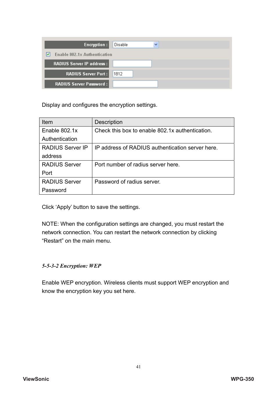 VIEWSONIC Wireless Presentation Gateway WPG-350 VS12526 User Manual | Page 46 / 65