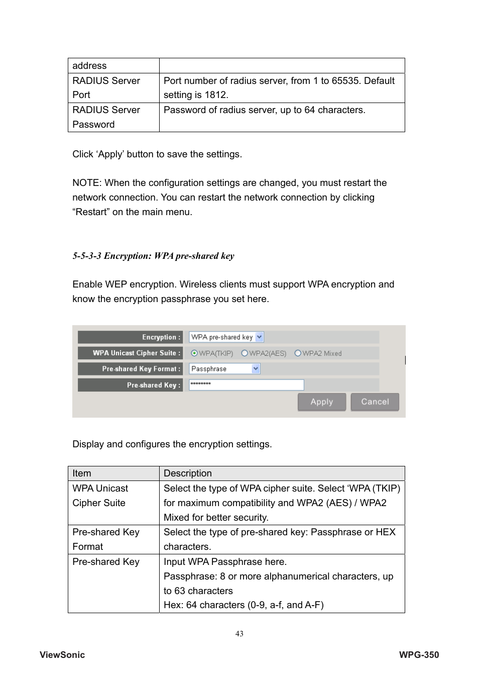 VIEWSONIC Wireless Presentation Gateway WPG-350 VS12526 User Manual | Page 48 / 65