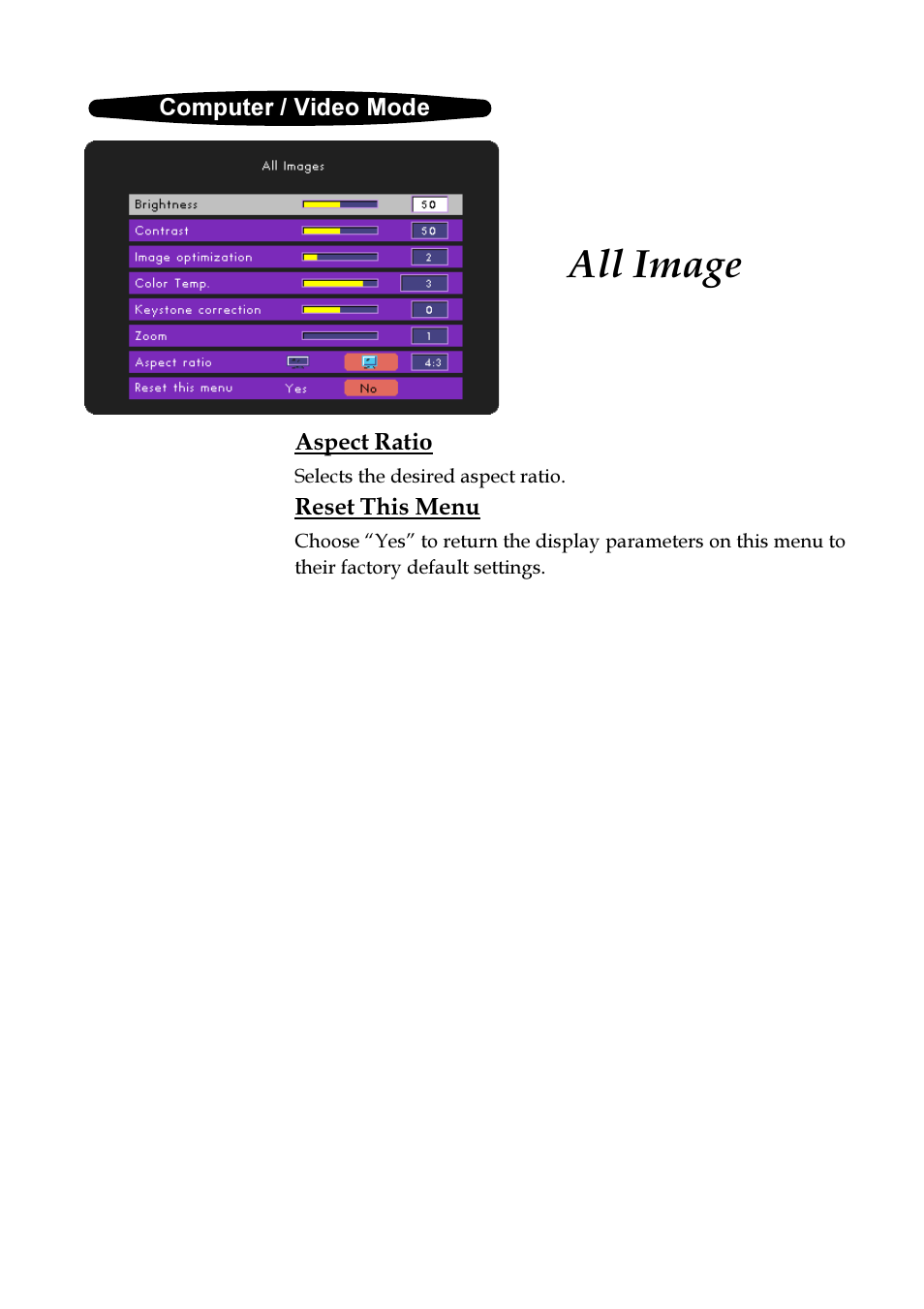 All image | VIEWSONIC PJ255D User Manual | Page 20 / 34