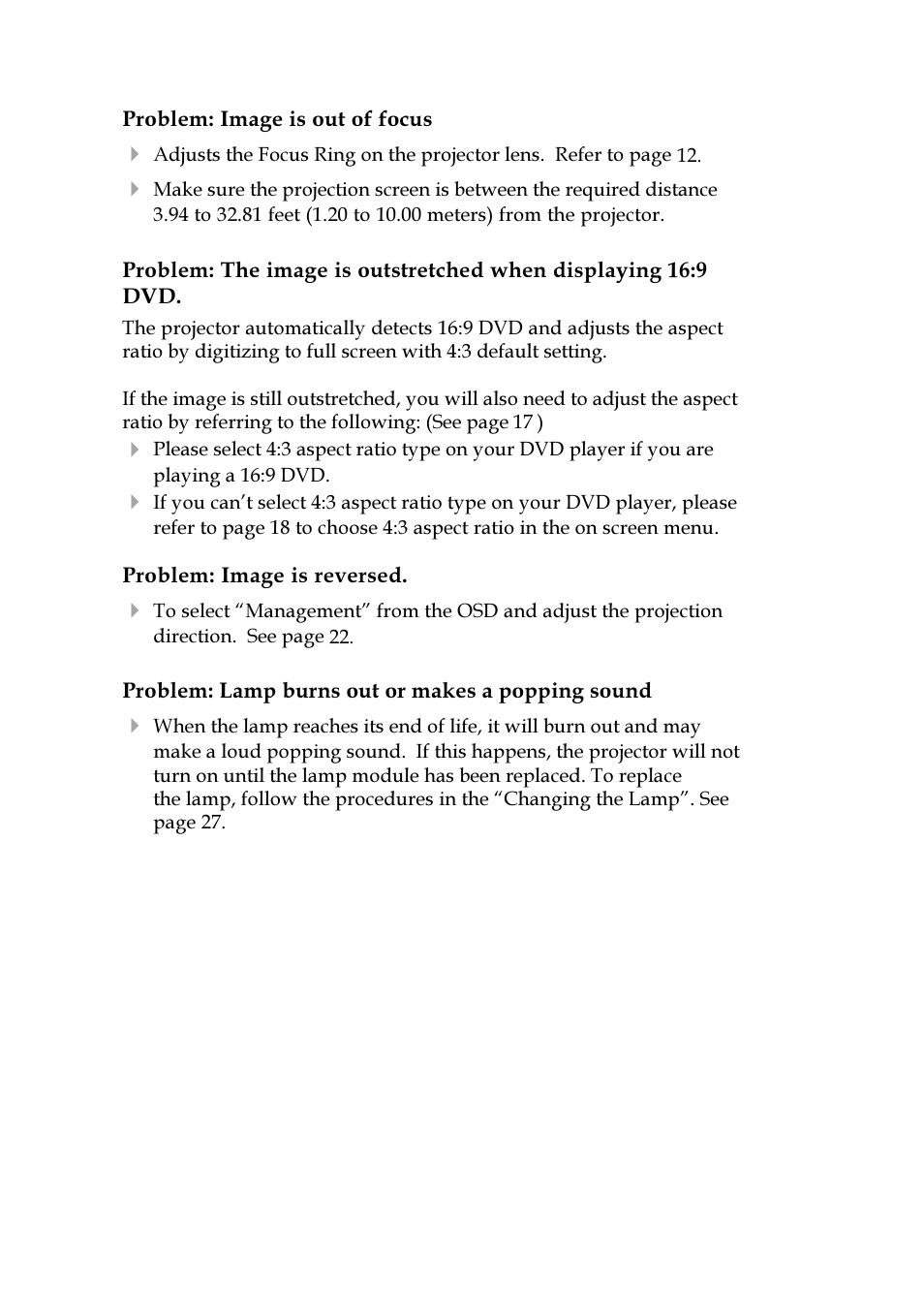VIEWSONIC PJ255D User Manual | Page 28 / 34