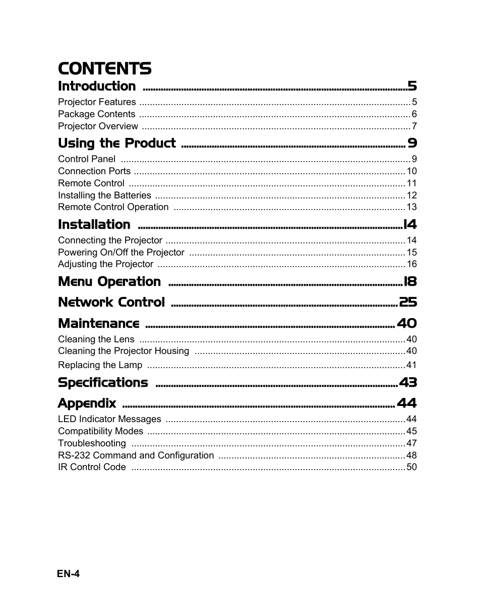 VIEWSONIC PJD6241 User Manual | Page 7 / 59