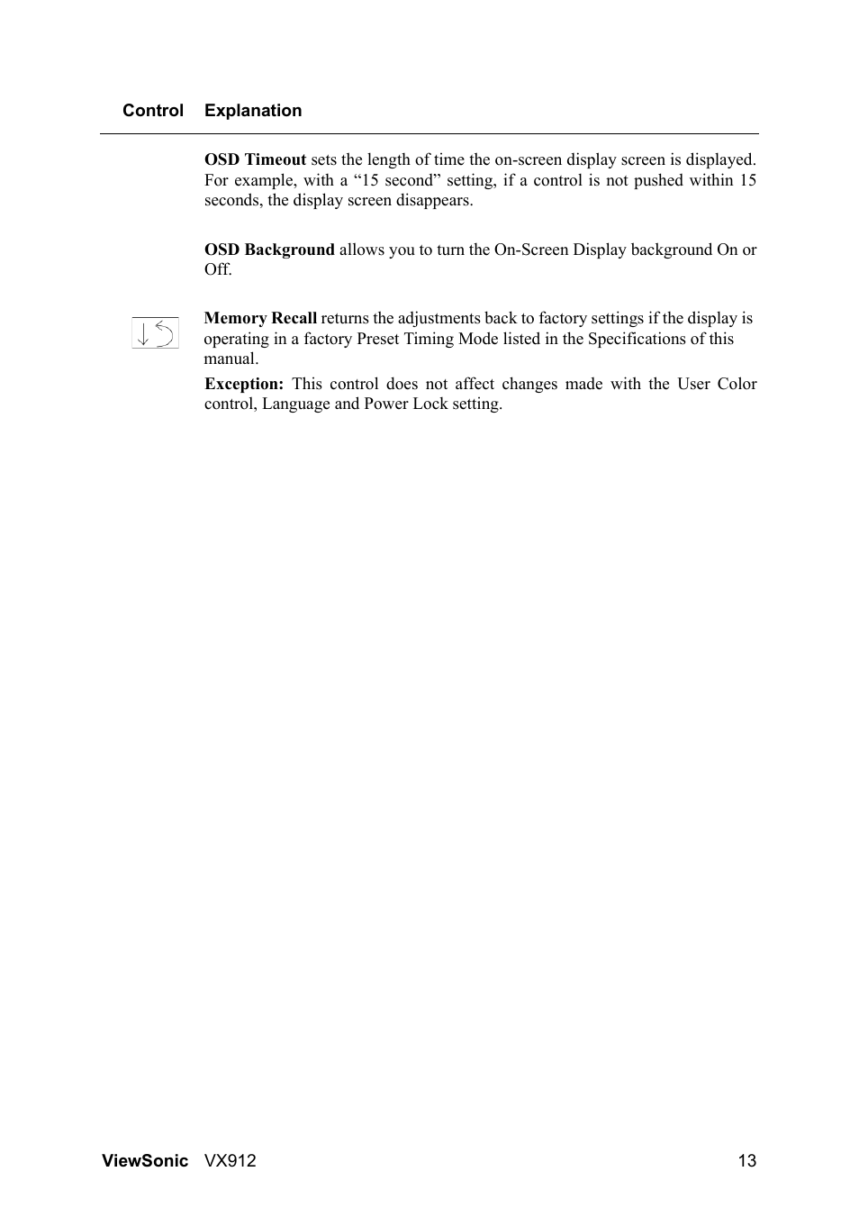 VIEWSONIC VX912 User Manual | Page 15 / 21