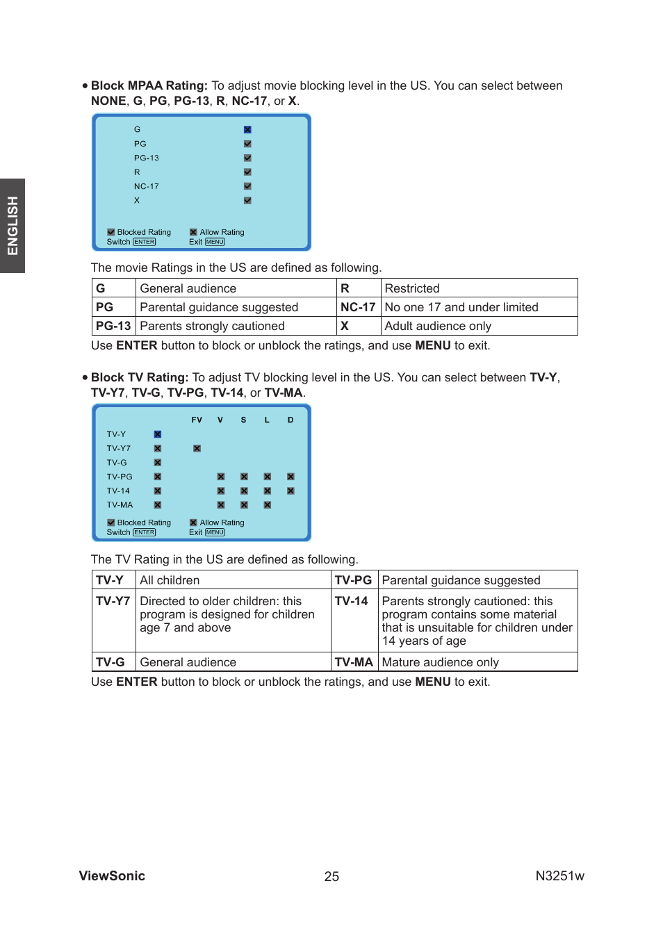 VIEWSONIC N3251w User Manual | Page 27 / 35