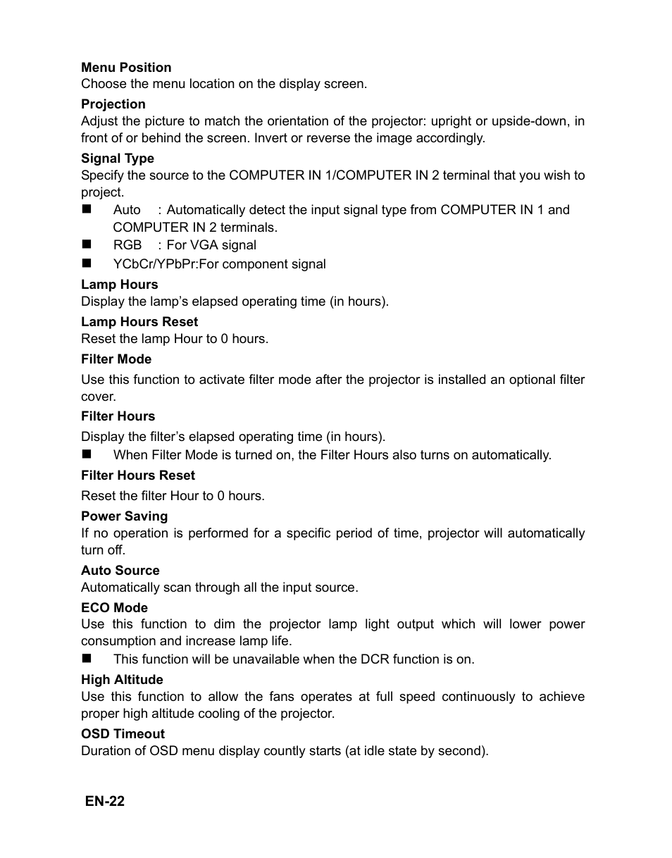 VIEWSONIC PJD6221 DLP Projector VS12472 User Manual | Page 25 / 59