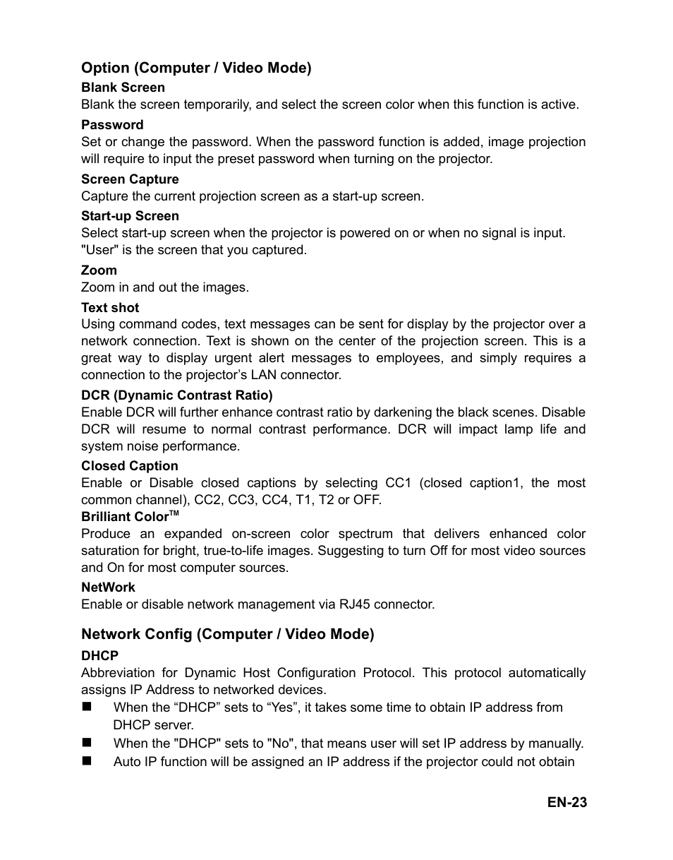 VIEWSONIC PJD6221 DLP Projector VS12472 User Manual | Page 26 / 59