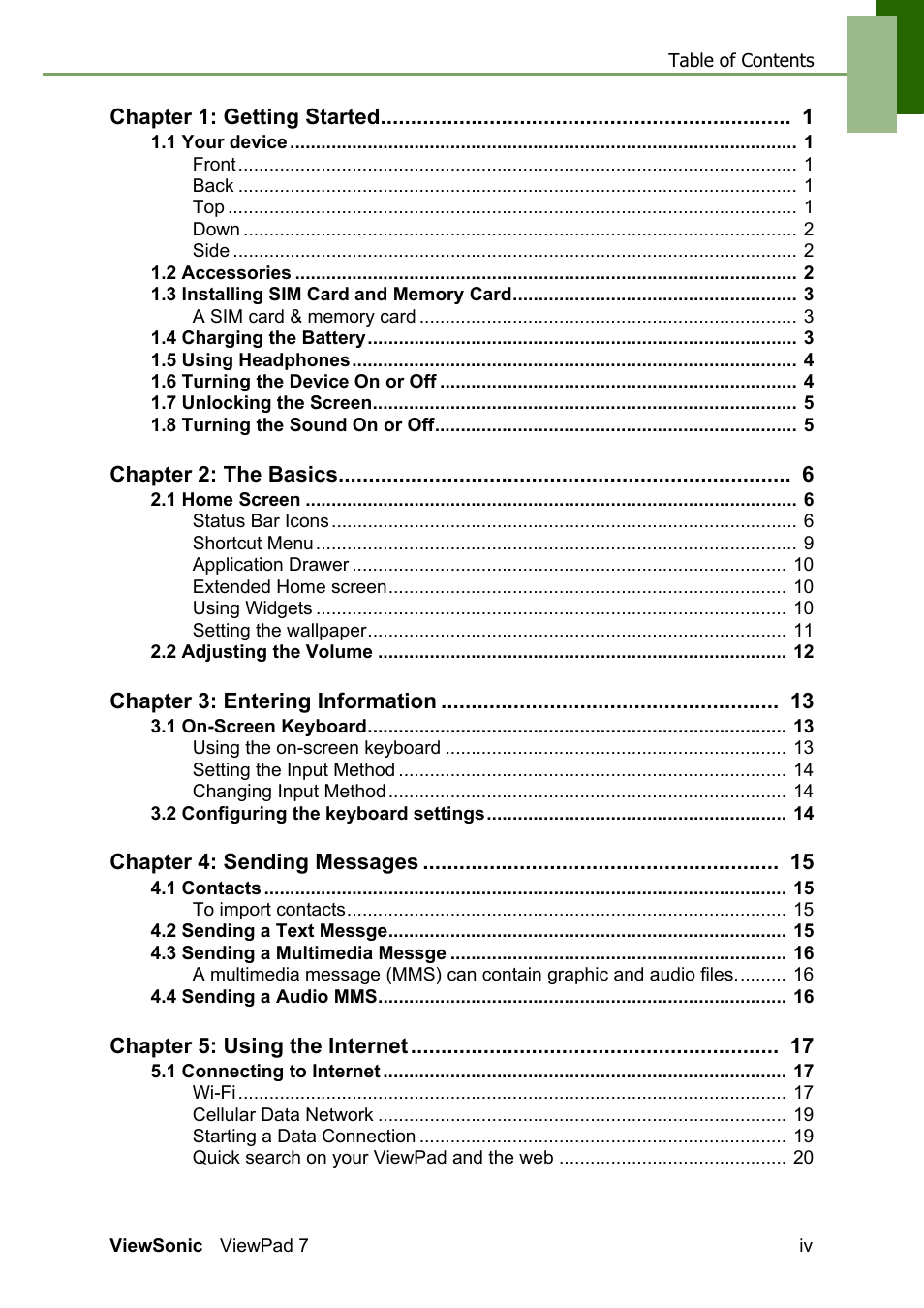 VIEWSONIC VS13761 User Manual | Page 10 / 67