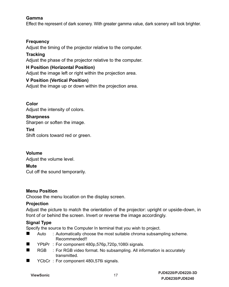 VIEWSONIC VS11986 User Manual | Page 24 / 55