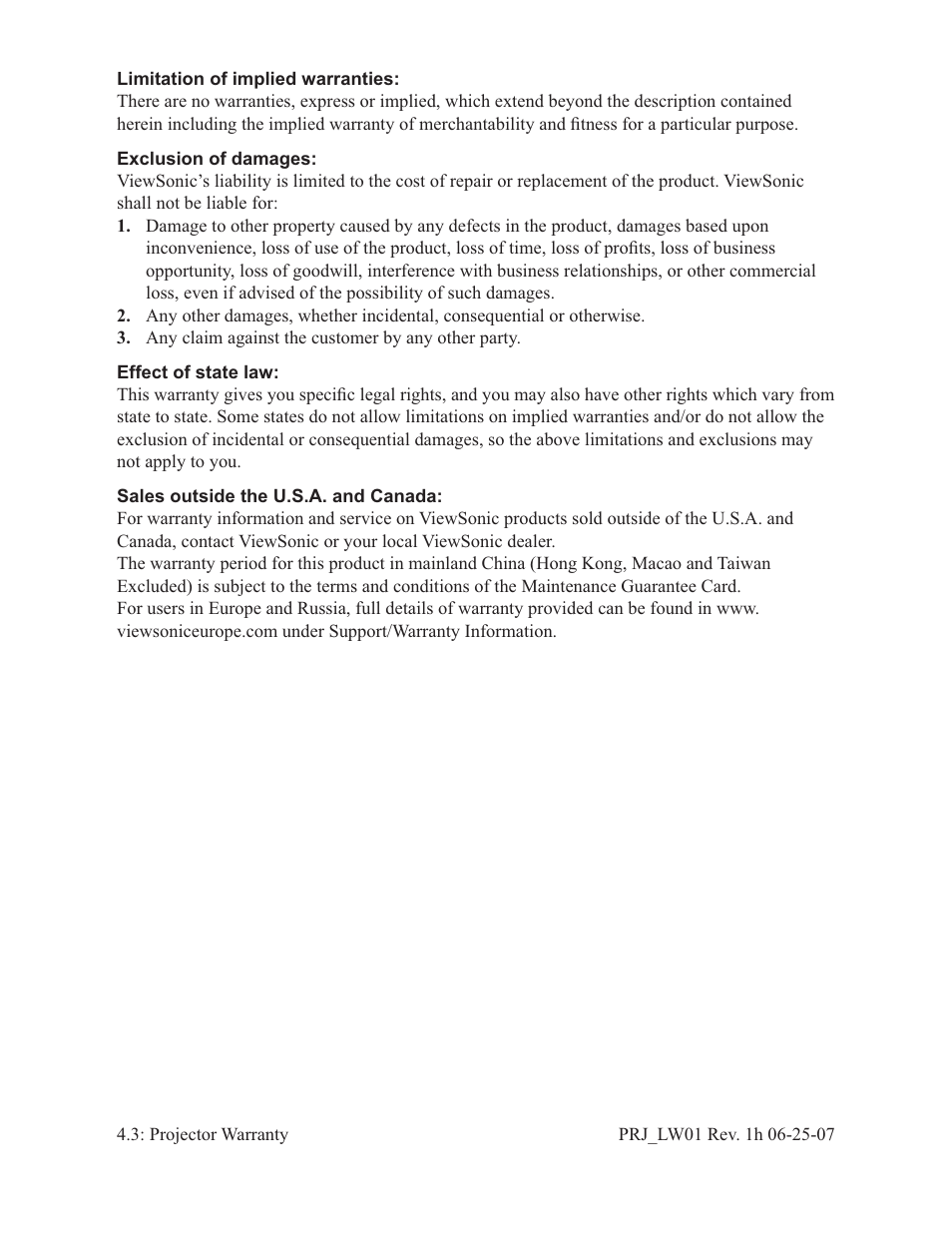 VIEWSONIC VS11986 User Manual | Page 52 / 55