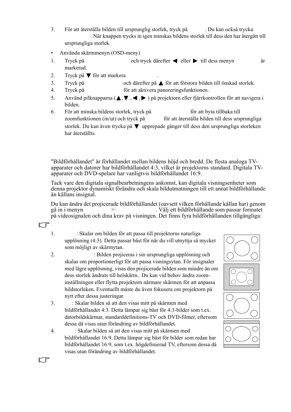 Välja bildförhållande | VIEWSONIC VS11959 User Manual | Page 27 / 57