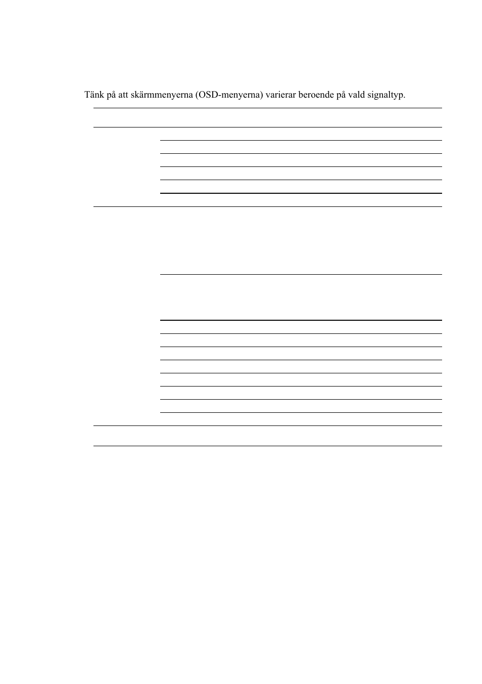 Menyfunktioner, Menysystem | VIEWSONIC VS11959 User Manual | Page 35 / 57