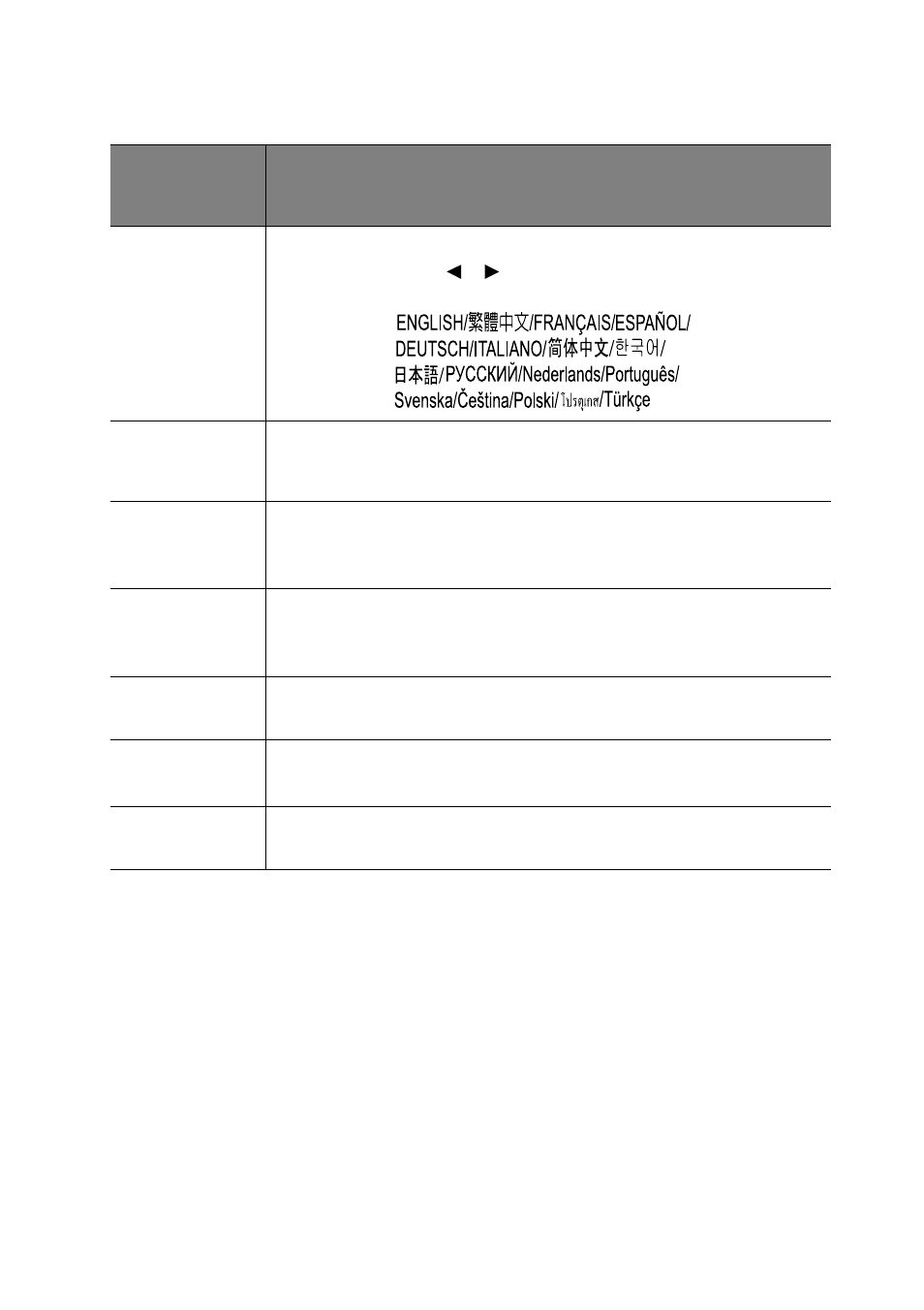 Menyn systeminställning : enkel | VIEWSONIC VS11959 User Manual | Page 40 / 57