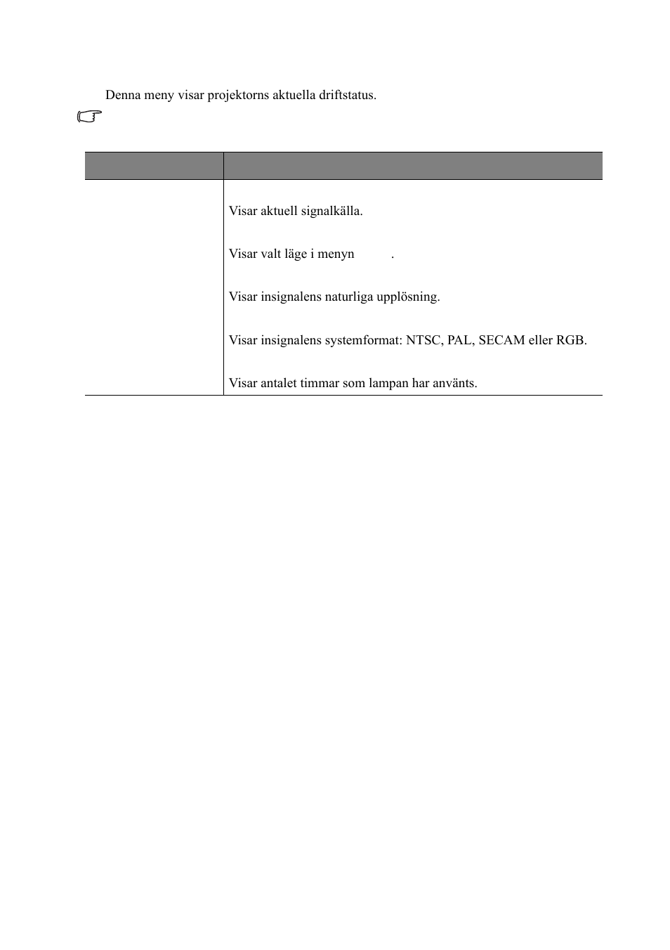 Menyn information | VIEWSONIC VS11959 User Manual | Page 42 / 57