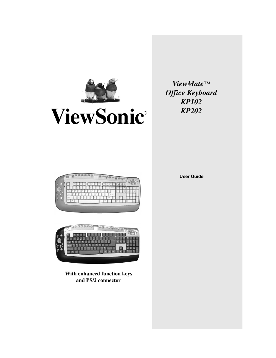 VIEWSONIC KP102 User Manual | 13 pages