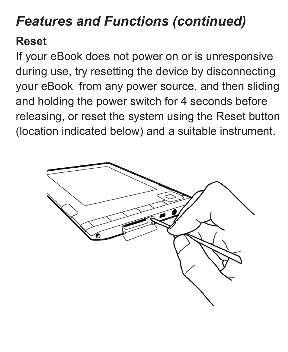 Features and functions (continued) | VIEWSONIC VS13394 User Manual | Page 27 / 73