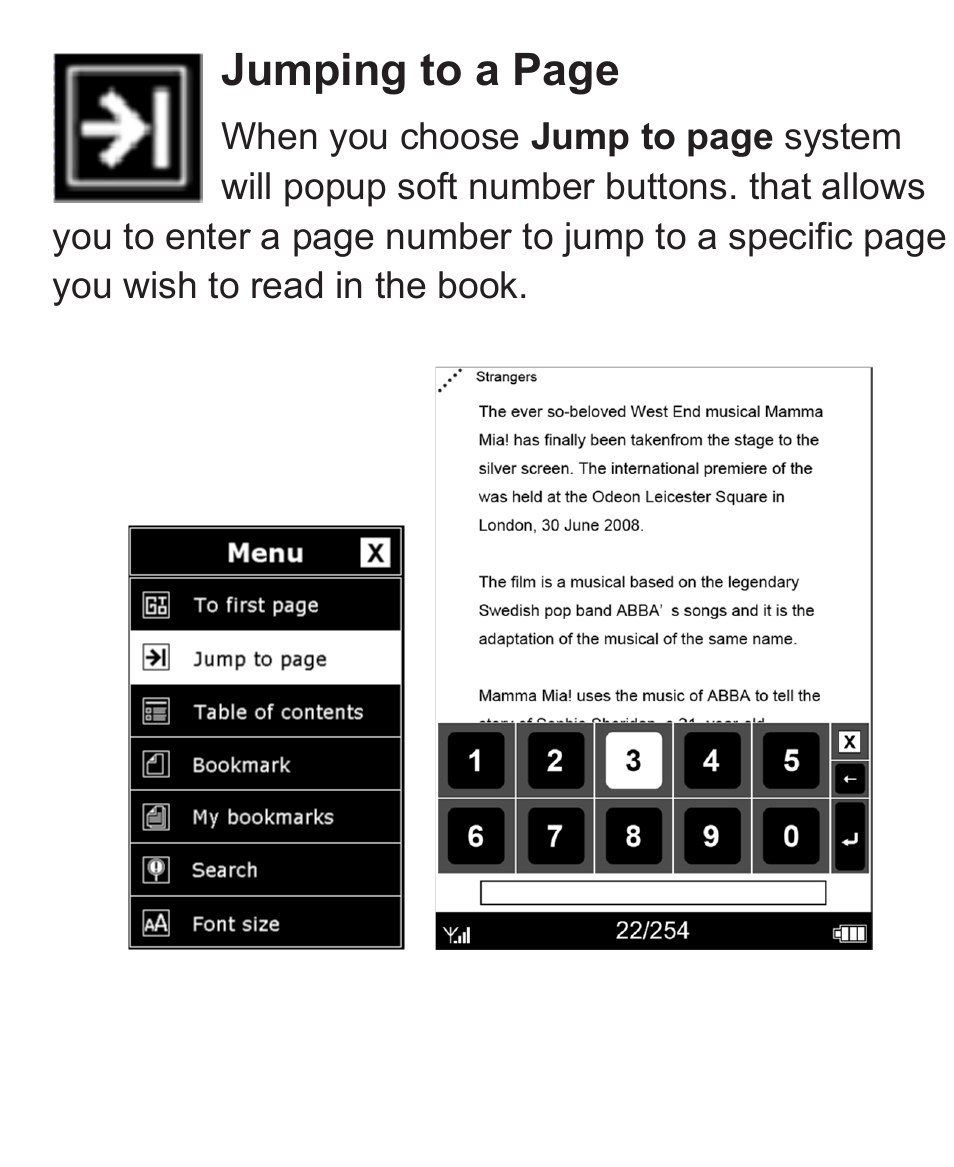 Jumping to a page | VIEWSONIC VS13394 User Manual | Page 42 / 73