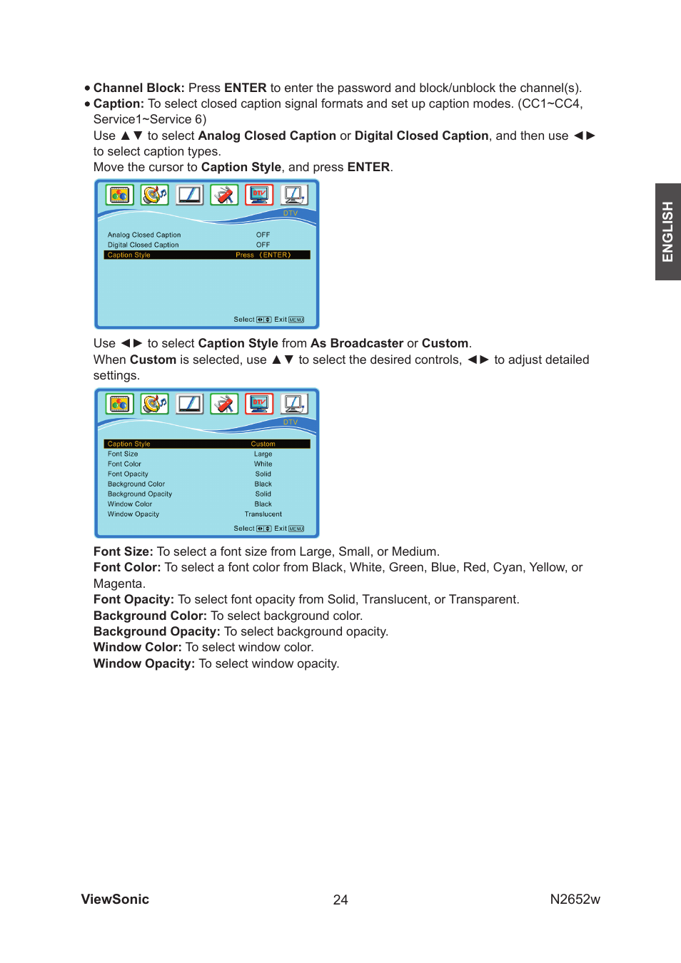 VIEWSONIC VS11620-1M User Manual | Page 26 / 36