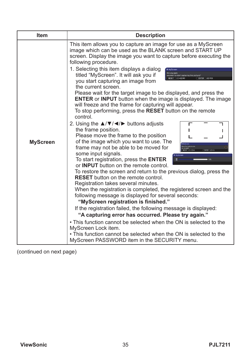 VIEWSONIC PJL7211 User Manual | Page 40 / 71