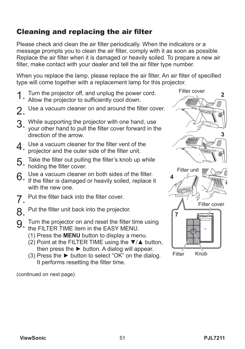 VIEWSONIC PJL7211 User Manual | Page 56 / 71