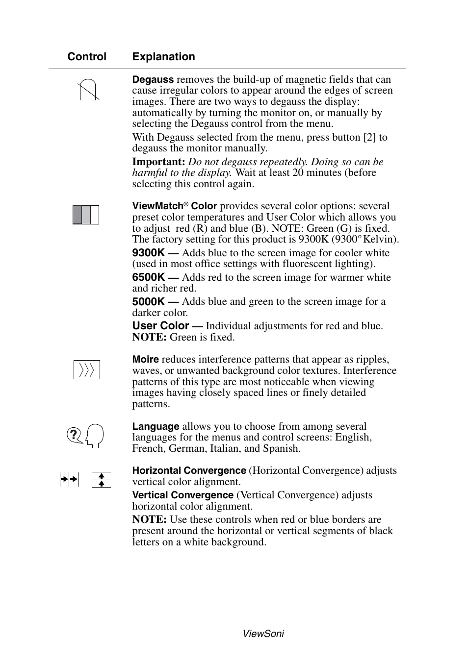 VIEWSONIC P95f+ User Manual | Page 10 / 19