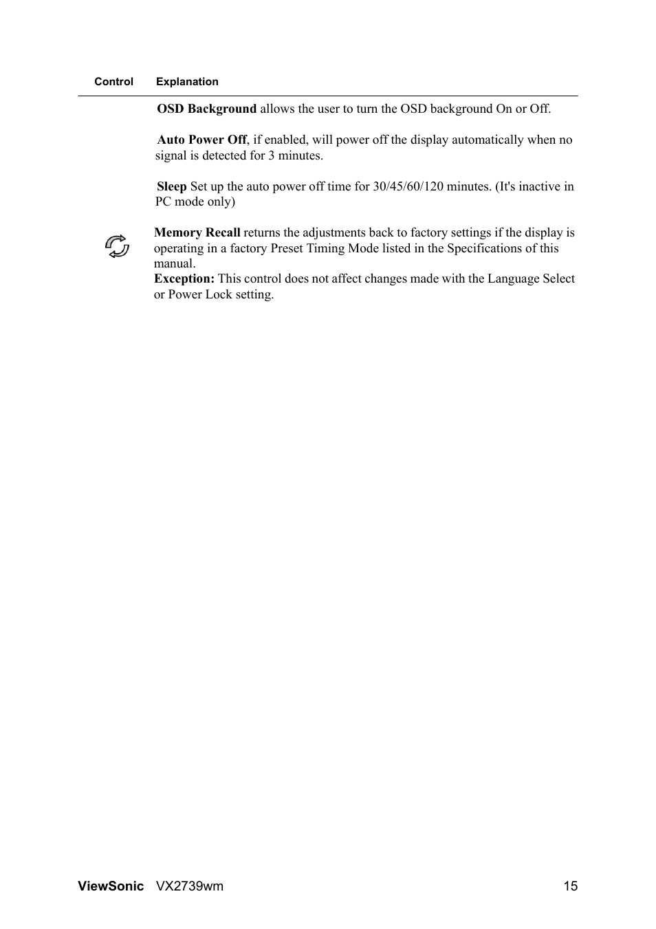 VIEWSONIC VX2739wm LCD Display VS12843 User Manual | Page 17 / 26