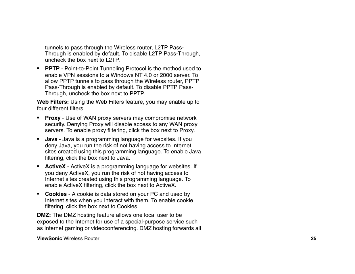 VIEWSONIC WR100 User Manual | Page 29 / 66