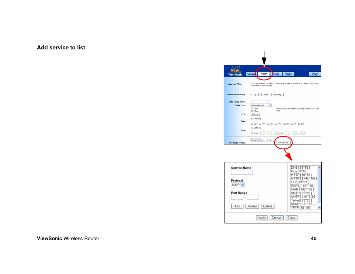 VIEWSONIC WR100 User Manual | Page 44 / 66