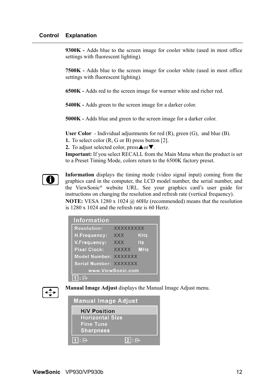 VIEWSONIC VS10725 User Manual | Page 15 / 23