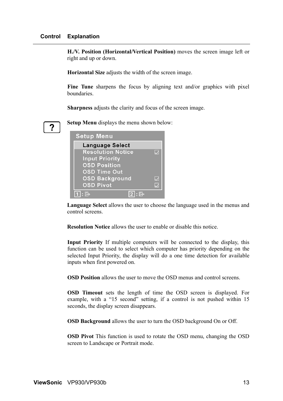 VIEWSONIC VS10725 User Manual | Page 16 / 23