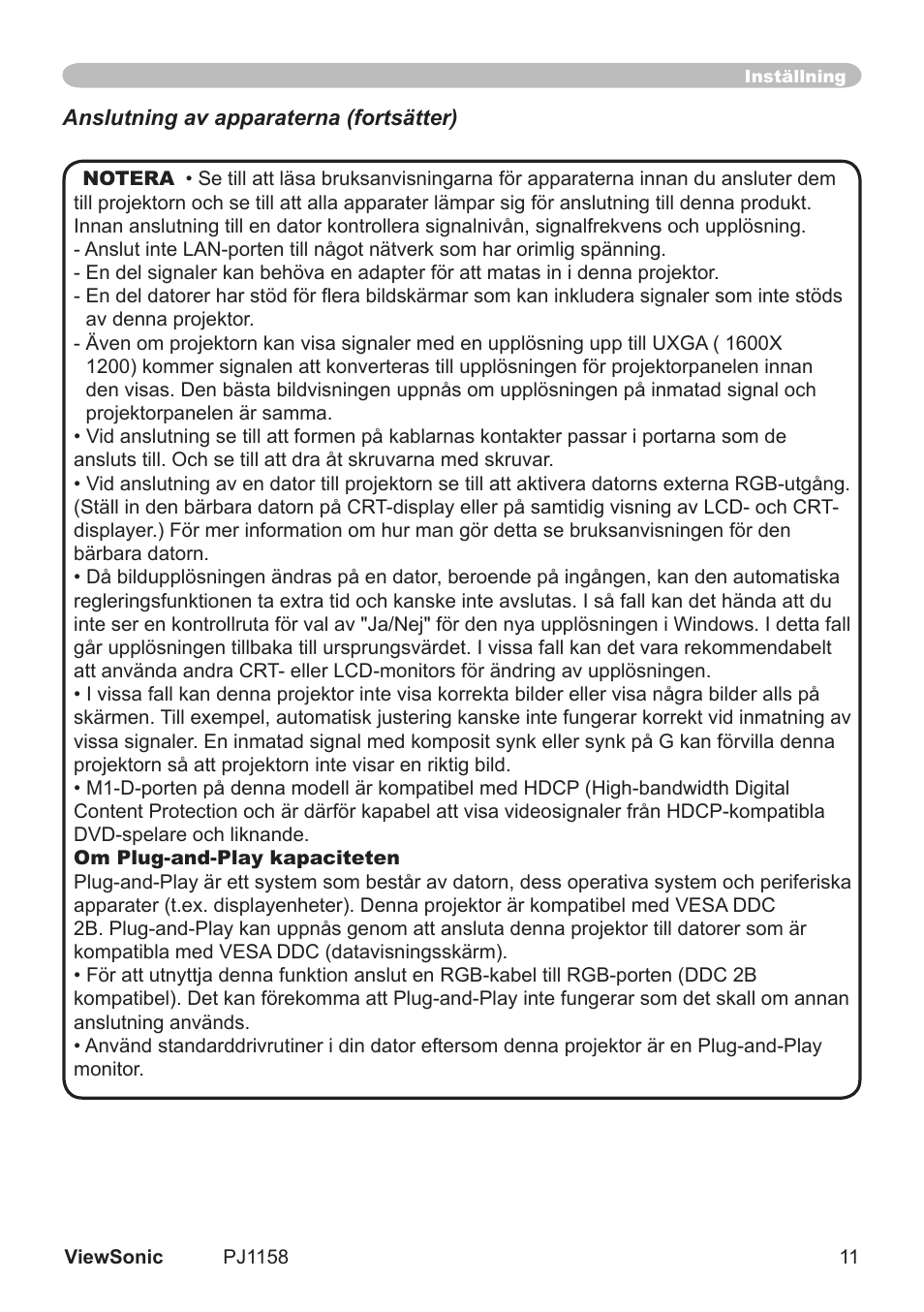 VIEWSONIC VS11459 User Manual | Page 16 / 115
