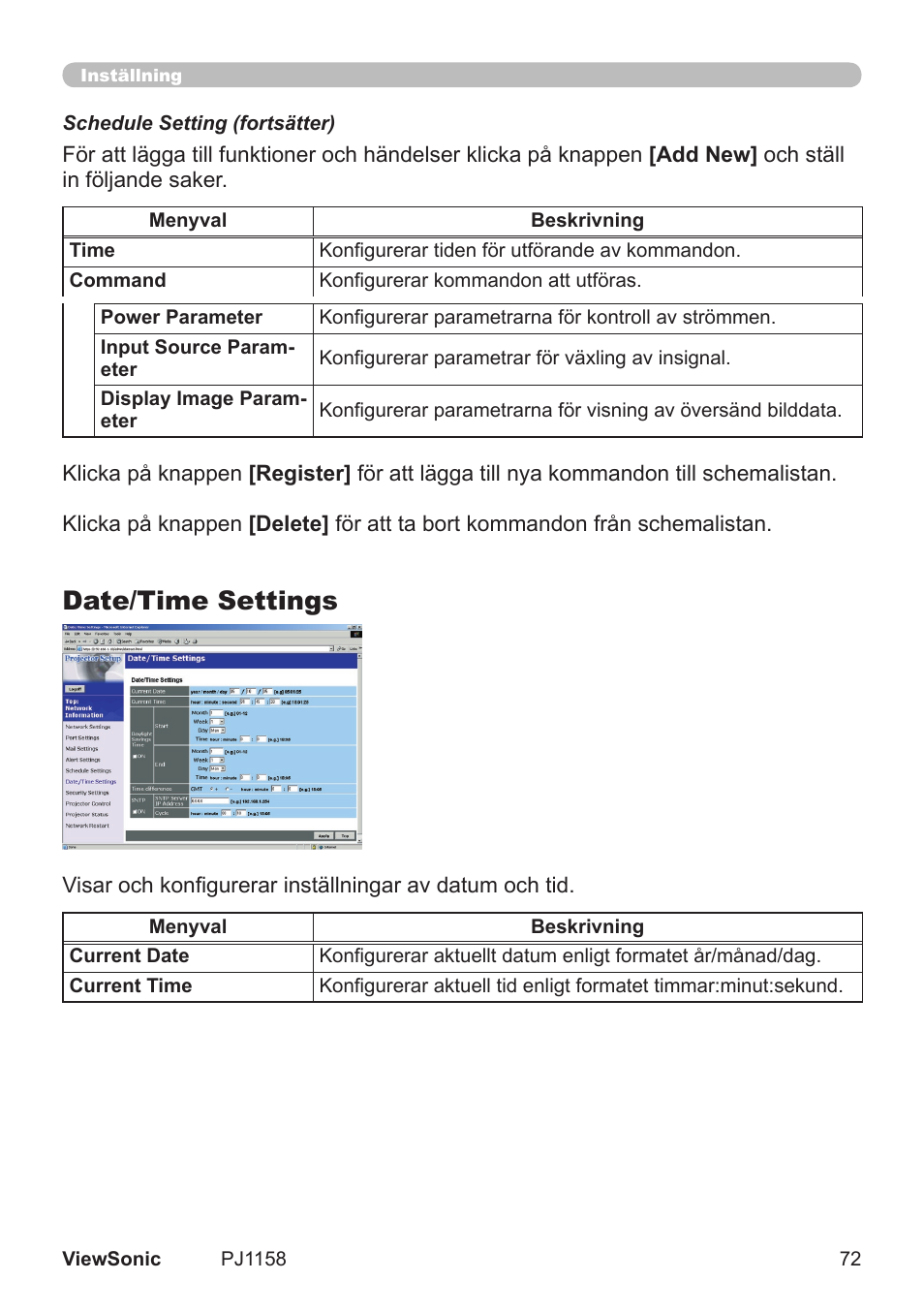 Date/time settings | VIEWSONIC VS11459 User Manual | Page 77 / 115